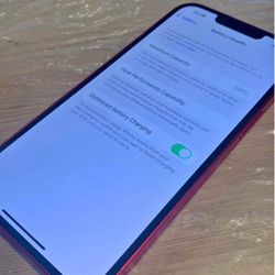 Red iPhone 14