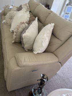 Leather Love Seat In Couch
