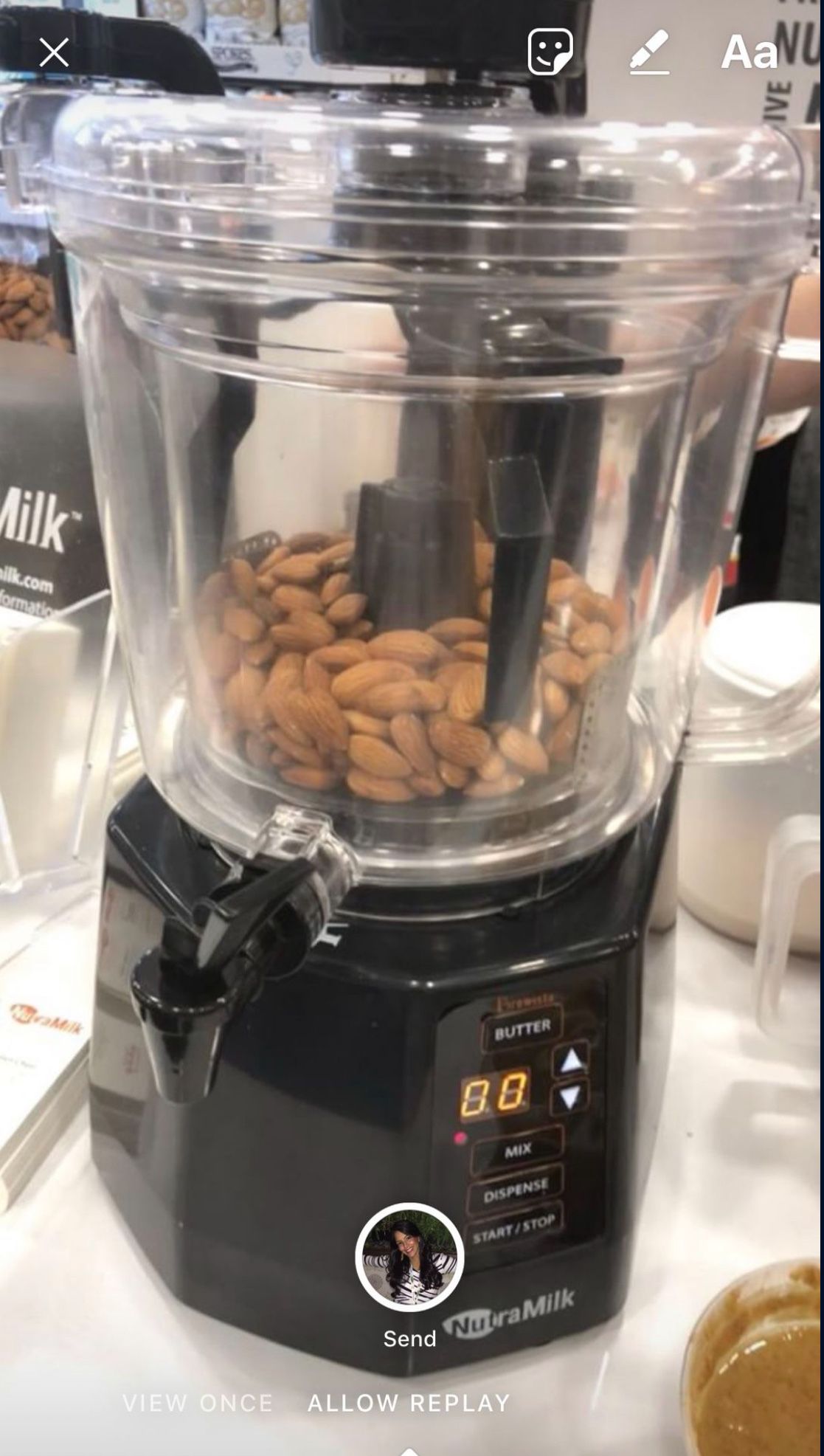 NutraMilk nut milk and nut butter processor 