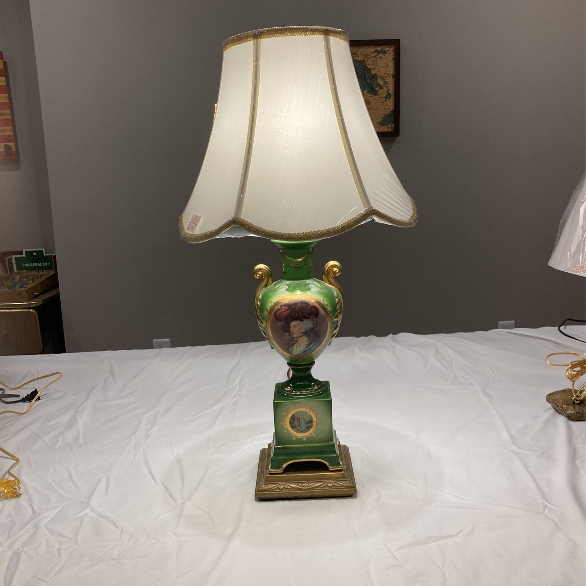 Very Old Beautiful Victorian Lamp. Would Look Great In That Special Room In Your Home.