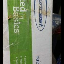 Suncast 5.5 in. H x 46 in. W x 46 in. D Resin Elevated Garden Bed Kit Brown,BRAND NEW IN BOX