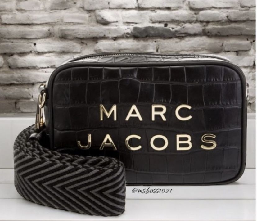 ✨BRAND NEW/ AUTHENTIC✨ Marc Jacobs Croc Embossed Flash Bag