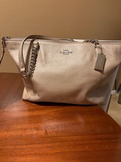 Coach Pebbled Leather Shoulder Bag