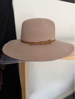 New Nordstrom Wide Brim Felt Rancher Hat – Tea Rose Light – NWT