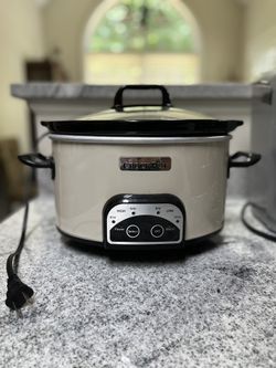 White Crockpot