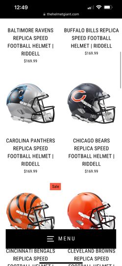 New Replica Football Helmets