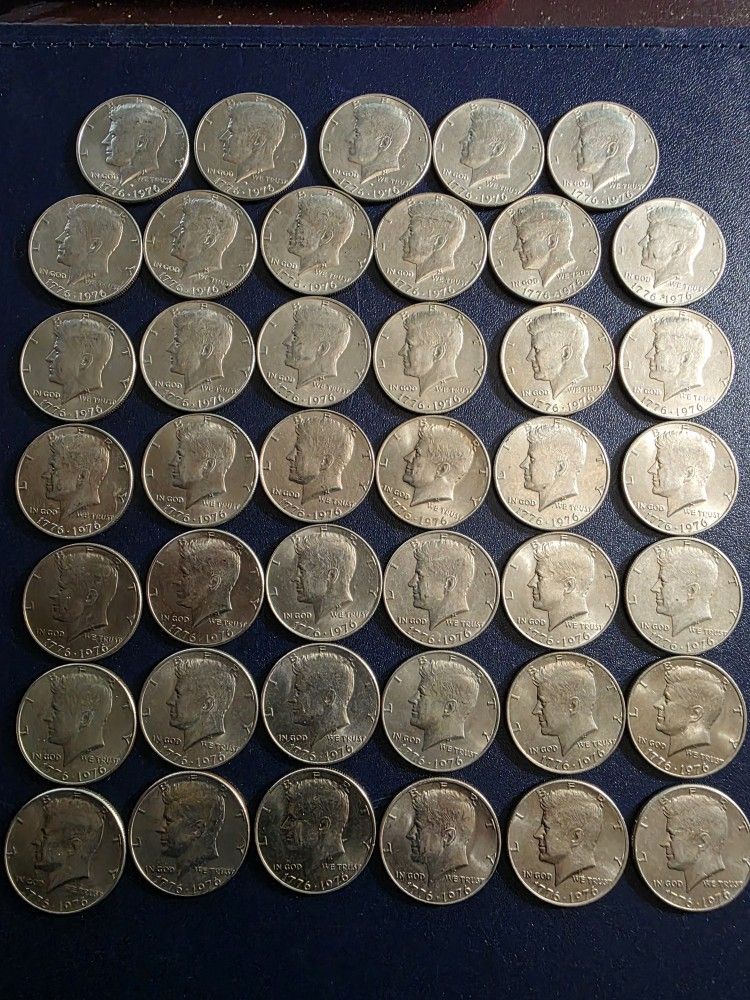 1(contact info removed) Bicentennial Kennedy Half Dollars