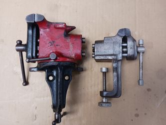 Vintage 2 small bench vise for $65