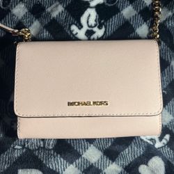 Michael Kors baby pink crossbody