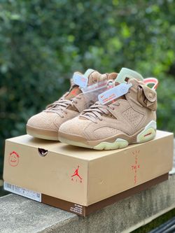 Travis Scott x Air Jordan 6 Retro 'British Khaki'