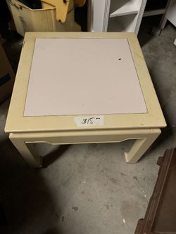 Small wooden table