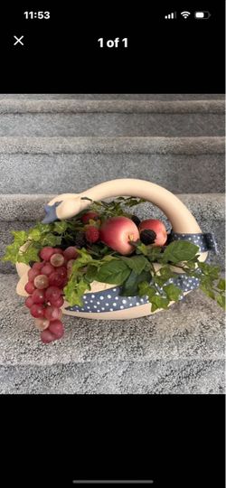 Large Porcelain Swan
