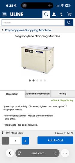 Strapping machine