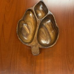 Authentic Hawaiian Monkey Pod Wooden Bowl /dish