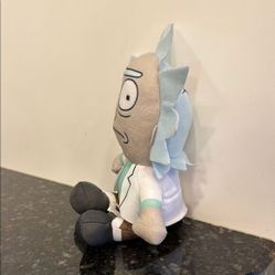 RICK &amp; MORTY ADULT SWIM TOY FACTORY ANGRY SAD RICK SCIENTIST PLUSH DOLL FIGURE
