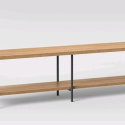 Metal / Wood TV Table Console 