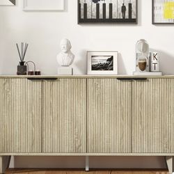 Modern Cabinet Storage Console Entryway Table - New 