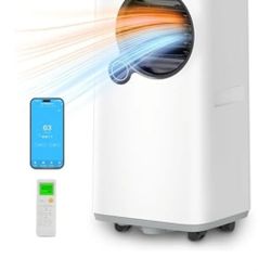 Portable Air Conditioners, cooling and heating with Fan & Dehumidifier, Sleep Mode 3 Fan Speeds Auto Swing