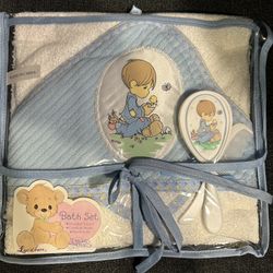 Precious Moments Deadstock Baby Boy Bath Set