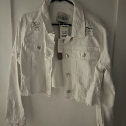 Women’s White Jean Jacket