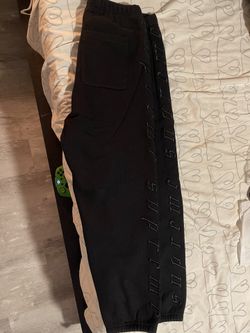 Supreme Sweatpants Embroidered Brand New Medium