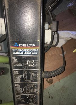 Delta 10" professional radial arm saw
