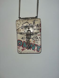 DKNY Graffiti Print Mini Crossbody Bag