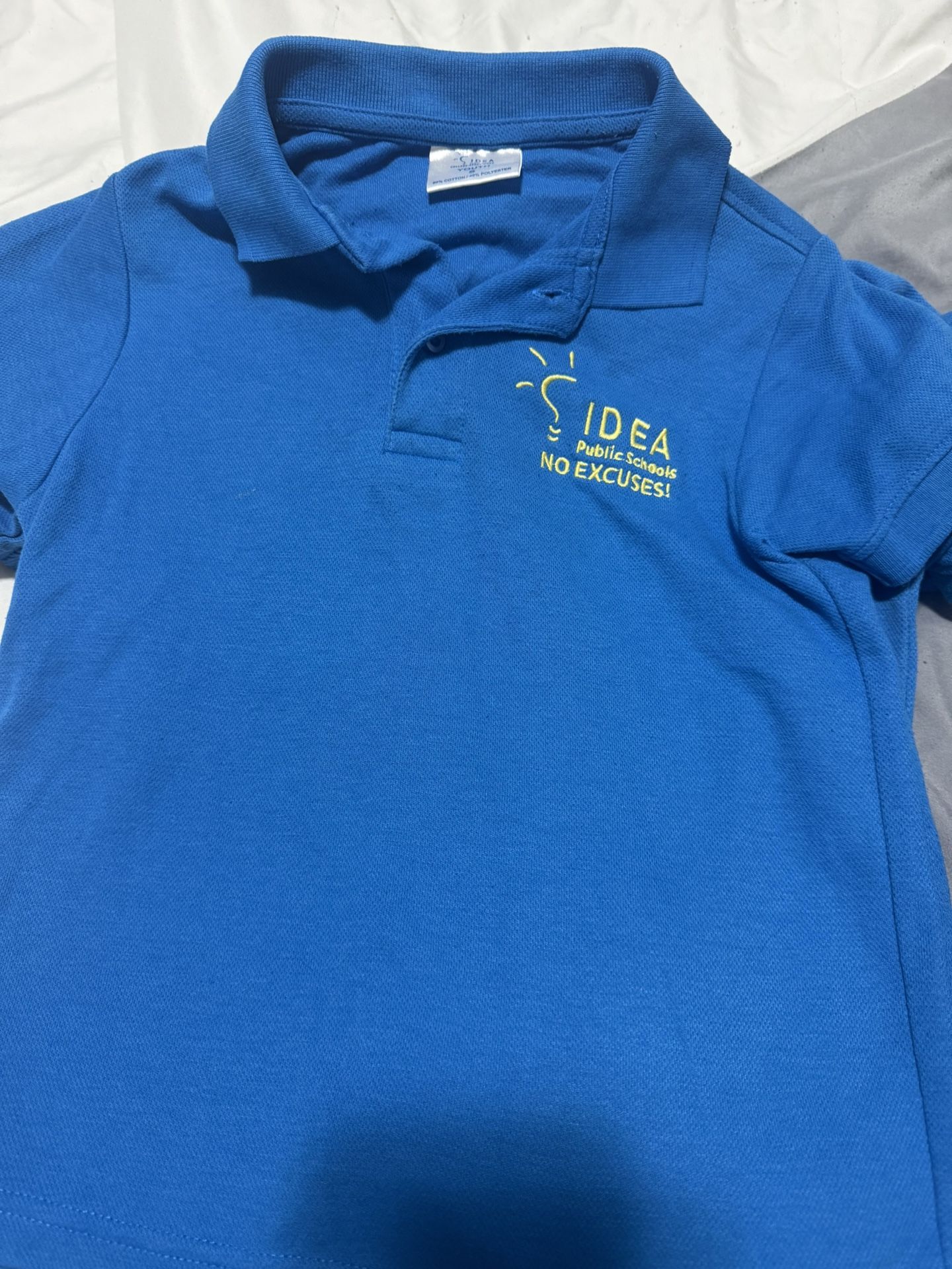 IDEA SHIRTS (BLUE) SIZE YOUTH SMALL AND 2 JACKETS