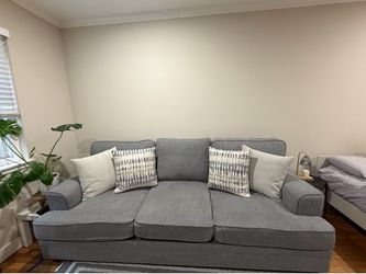 91” Modern Gray Sofa – Excellent Condition – $550 OBO