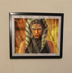 Star Wars Jedi Ahsoka Custom Star Wars In Black Frame