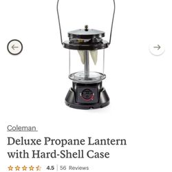 Coleman Deluxe Lantern With Case