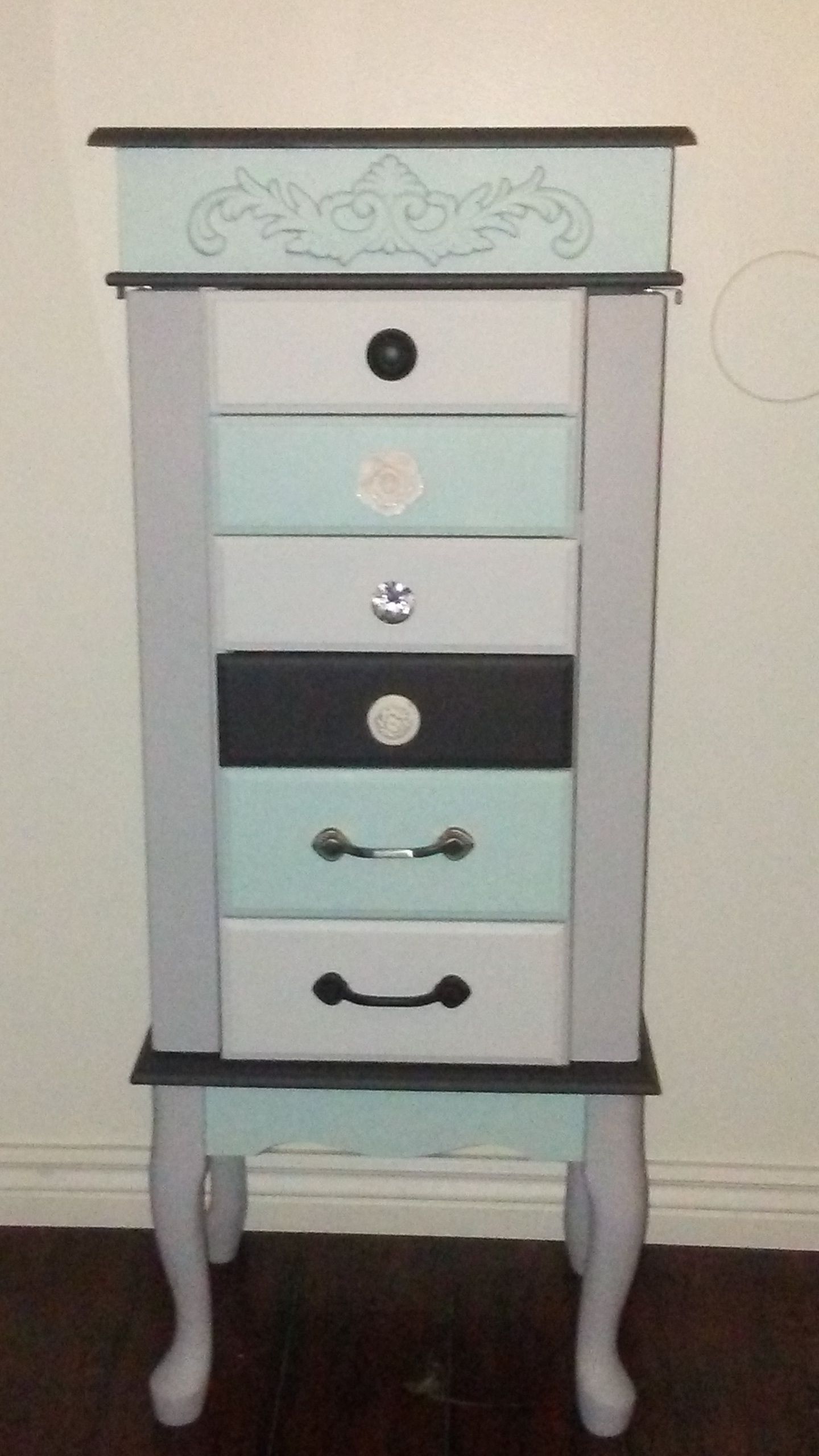 Refurbished jewelry armoire