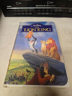 The lion king vhs tape movie