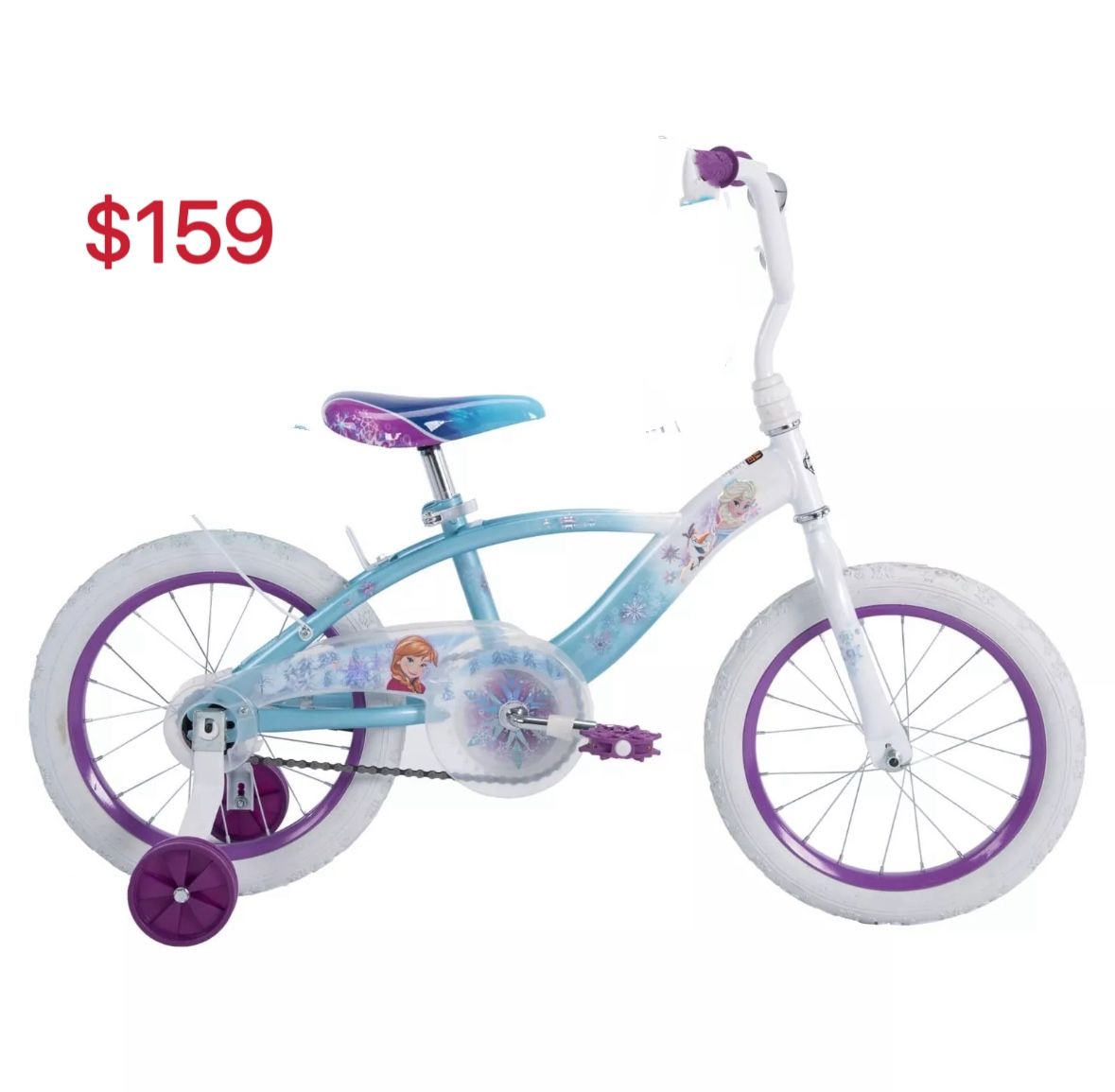 16" Elsa Frozen Bike Bicycle for Ages 4 to 6 Years Great Conditions