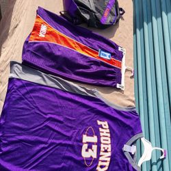 Phoenix Suns XL Extra Large Lot 13 Nash Jersey Shorts Backpack