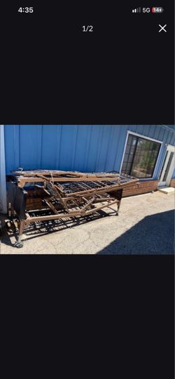 Electric Hospital Bed Frame with Rails
