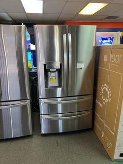 LG STAINLESS STEEL FRENCH DOOR FRIDGE
