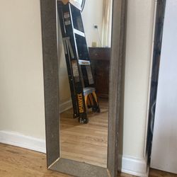 Galvanized Tin Mirror 