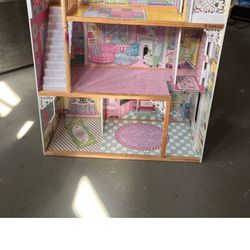 Wooden Doll House, Art Tray And Others 