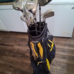 Cleveland  Set  Driver.,3wood,5wood, 4 To Sand Wedge, Odyssey White Hot Putter,Golf Bag,$200