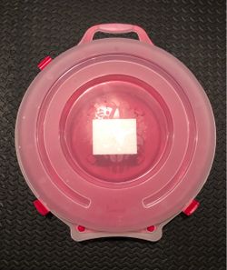 Homz Round Plastic Holiday Wreath Box 24”