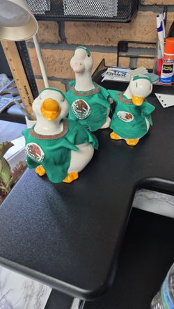 Patos de ceramica