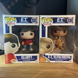 E.T. and Elliot Funko Pop