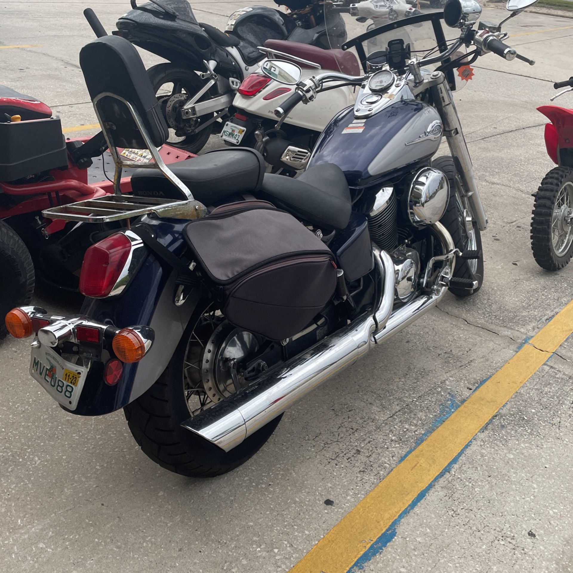 Honda Shadow Motorcycle 