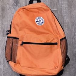 BACKPACK ORANGE NEW CLEAN