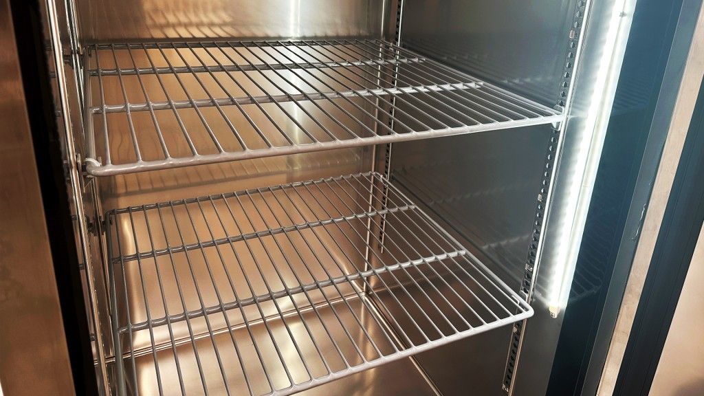 NSF Reach In One Door Freezer SS interior AKF 07381