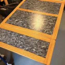 Antique Table With Built In Leaves