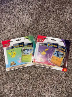 Pokemon 30th Anniversary Tech Sticker Collections x2