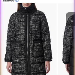 Woman's long winter jacket