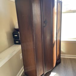  English art deco armoire made in the early 1900s